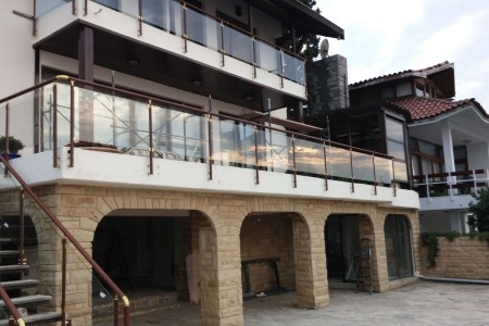 Alüminyum  Cam Kulaklı Korkuluk